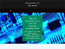 Tablet Screenshot of cybernetworksllc.com